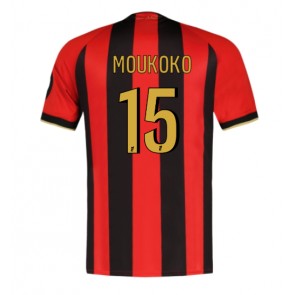 OGC Nice Youssoufa Moukoko #15 Domaci Dres 2024-25 Kratak Rukavima